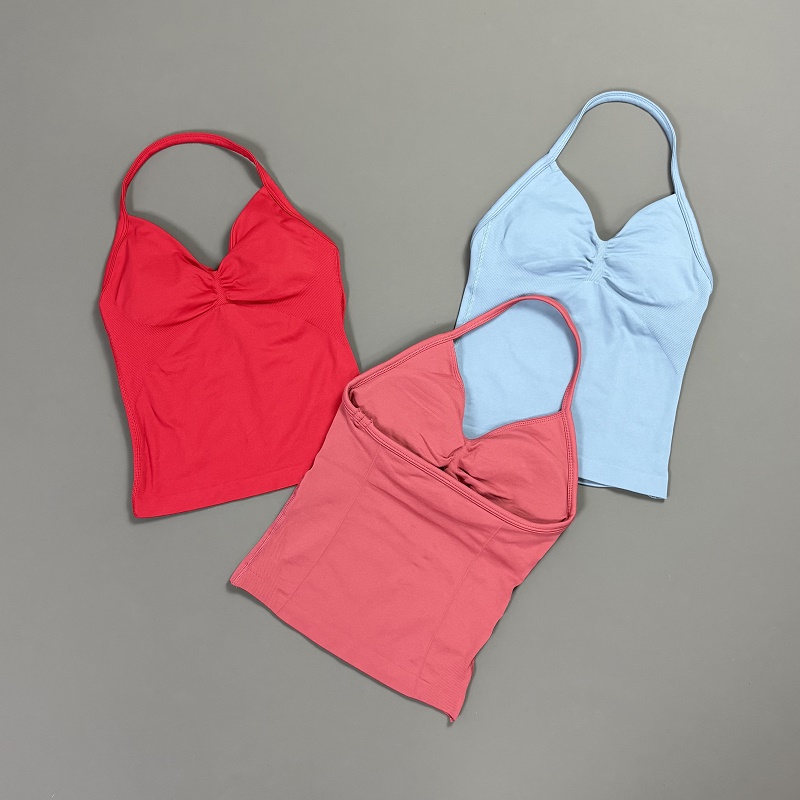 Sports Tank Top Women Halter V - огляд і ціна T Shirt Bra Seamless