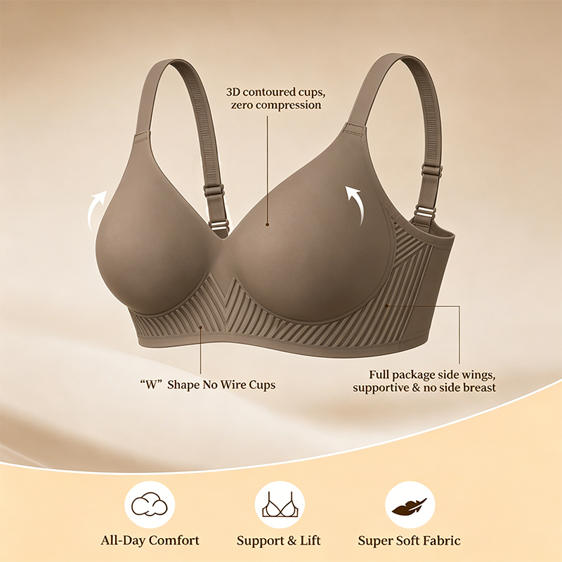 Full Coverage Push Up Jelly Su - огляд і ціна Wirefree Bra Comfort