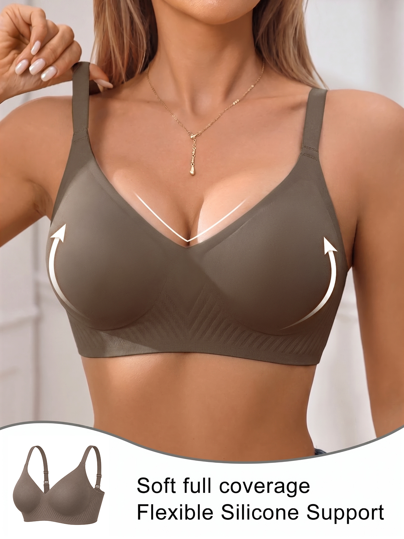 Full Coverage Push Up Jelly Su - огляд і ціна Wirefree Bra Comfort