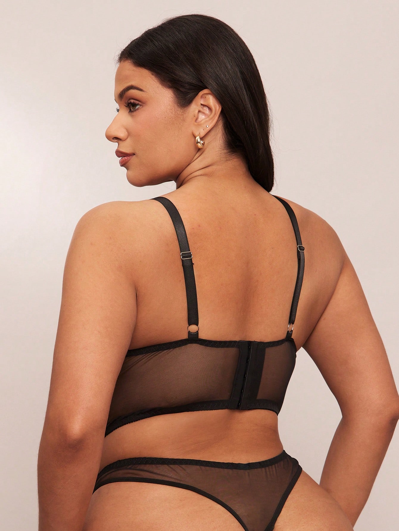 BAE Black Sheer Embroidered Pl - огляд і ціна Sheer Bra Lace