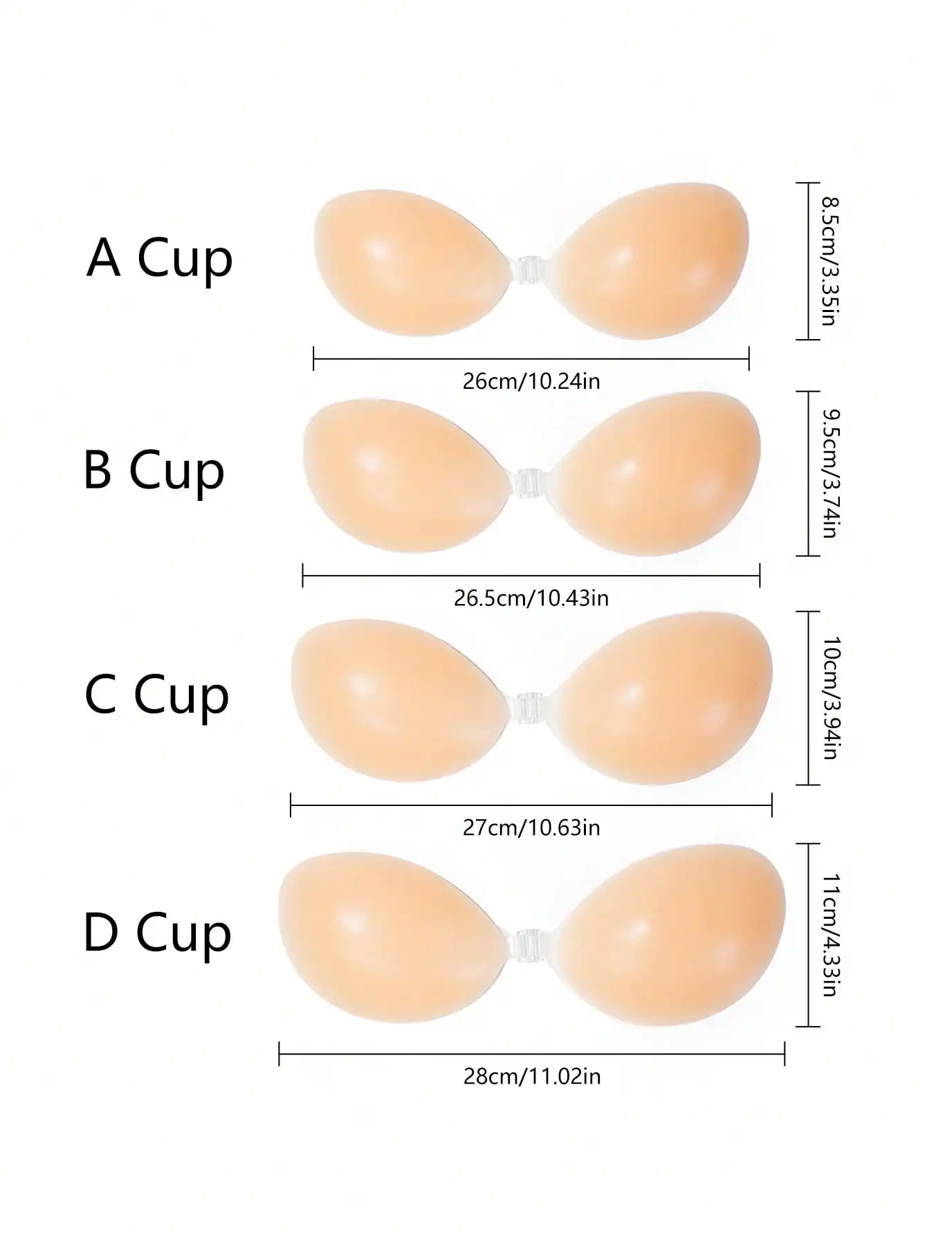 1pc Women's Silicone Sticky Br - огляд і ціна Strapless Bra Adhesive
