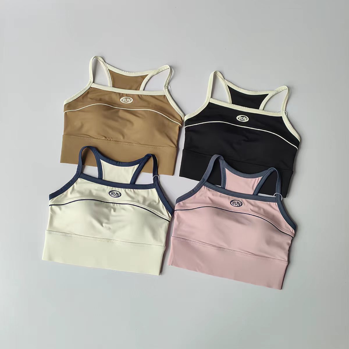 Women Color Block Sports Bra w - огляд і ціна Plunge Bra Push Up