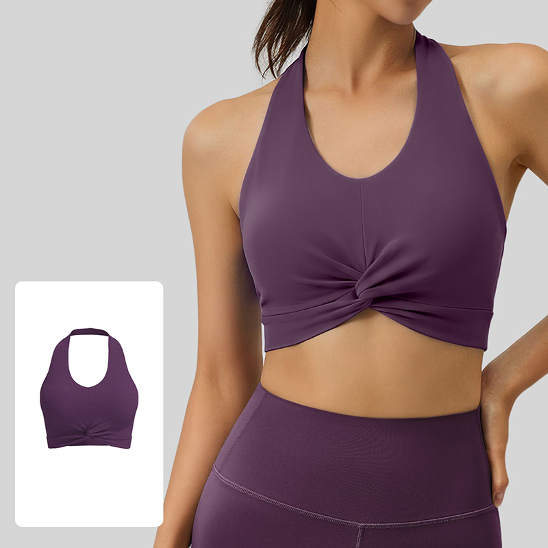 New Women Halter Neck Sports B - огляд і ціна Plunge Bra Push Up