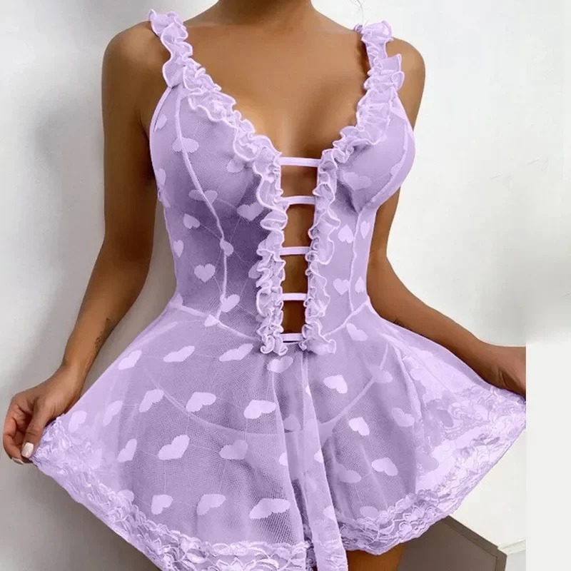 Nighty for Ladies Hot Romantic - огляд і ціна Sheer Bra Lace