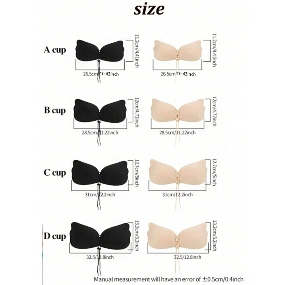 1/2pcs Wing-Shaped Adhesive Br - огляд і ціна Strapless Bra Adhesive