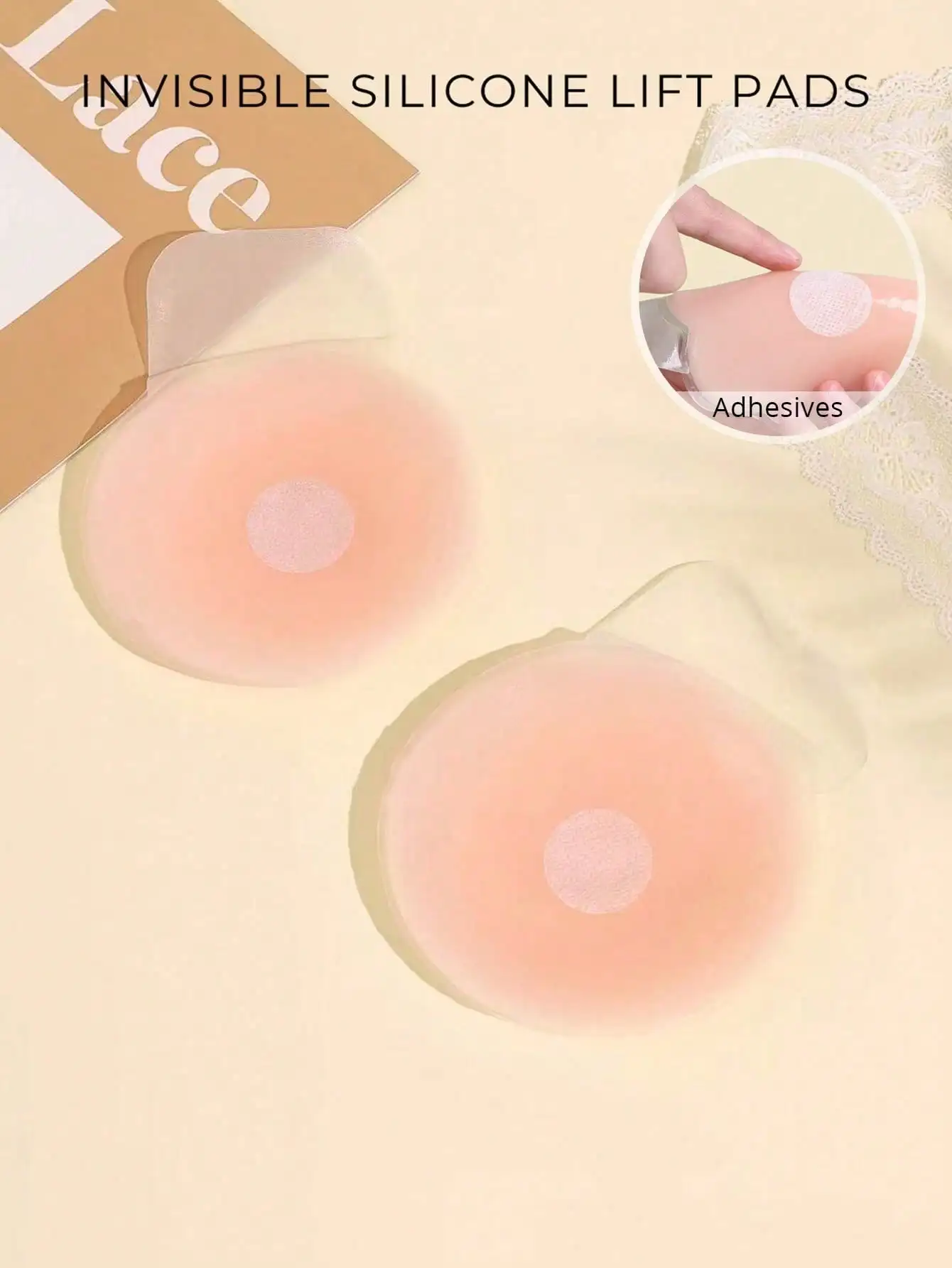 1 Pair Women's Silicone Breast - огляд і ціна Strapless Bra Adhesive